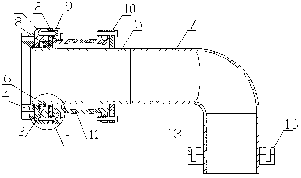 Turbine anti-vibration equalizing pipe