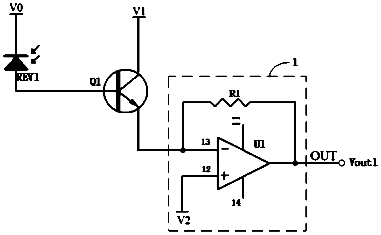 Infrared signal amplification circuit, processing circuit and infrared touch screen