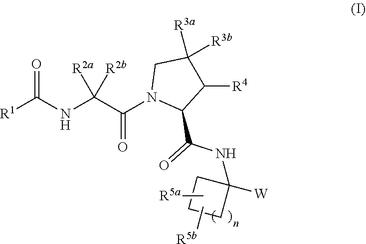 Carbocyclic prolinamide derivatives