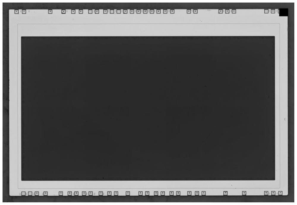 Method for taking crystal grains from backside illuminated CMOS (complementary metal oxide semiconductor) sensor and application