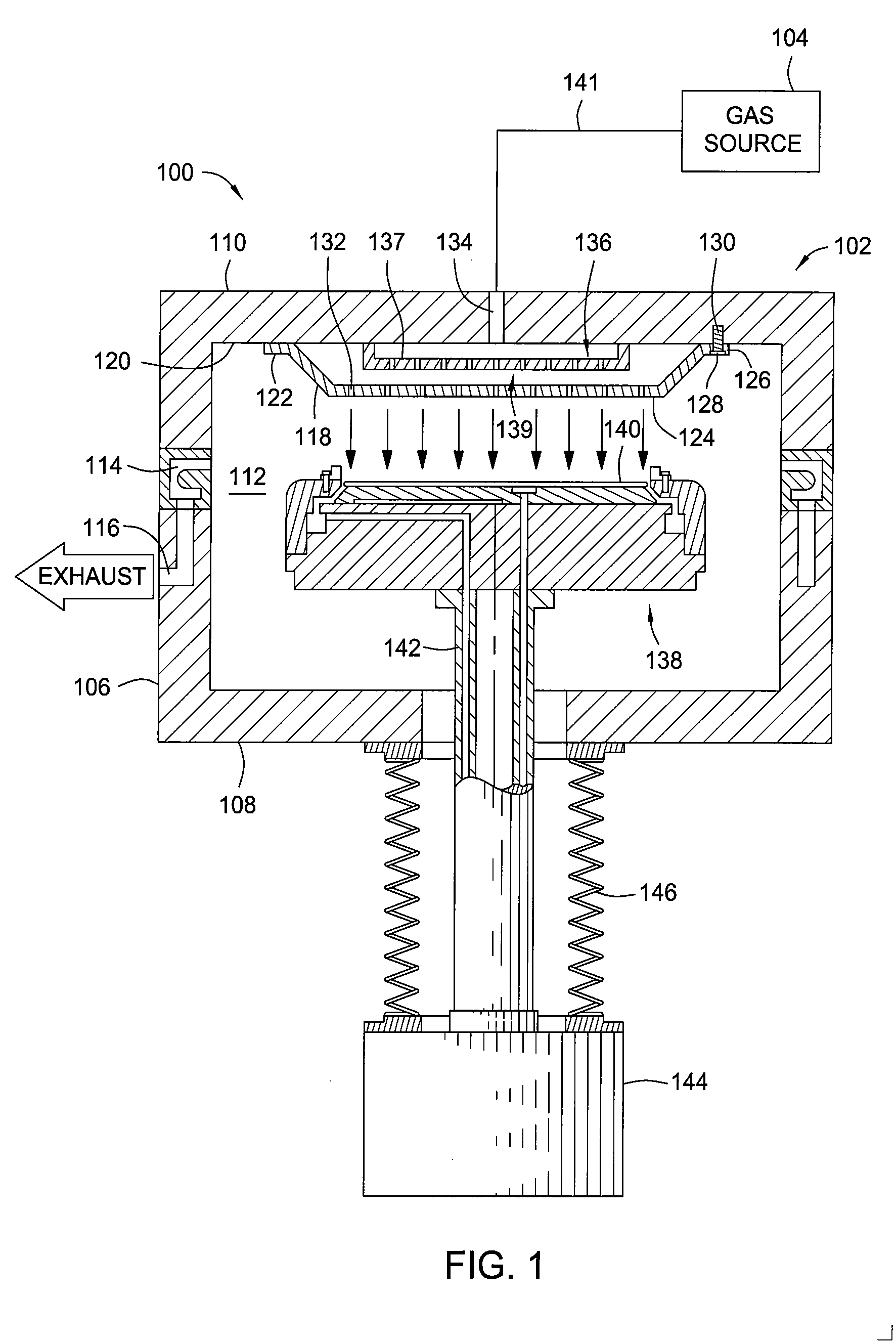 Unique passivation technique for a CVD blocker plate to prevent particle formation