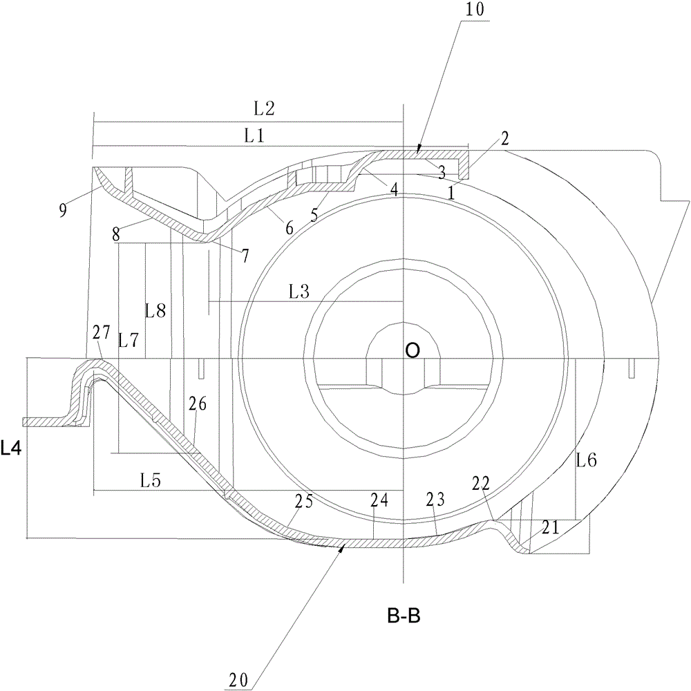 Fan inner volute