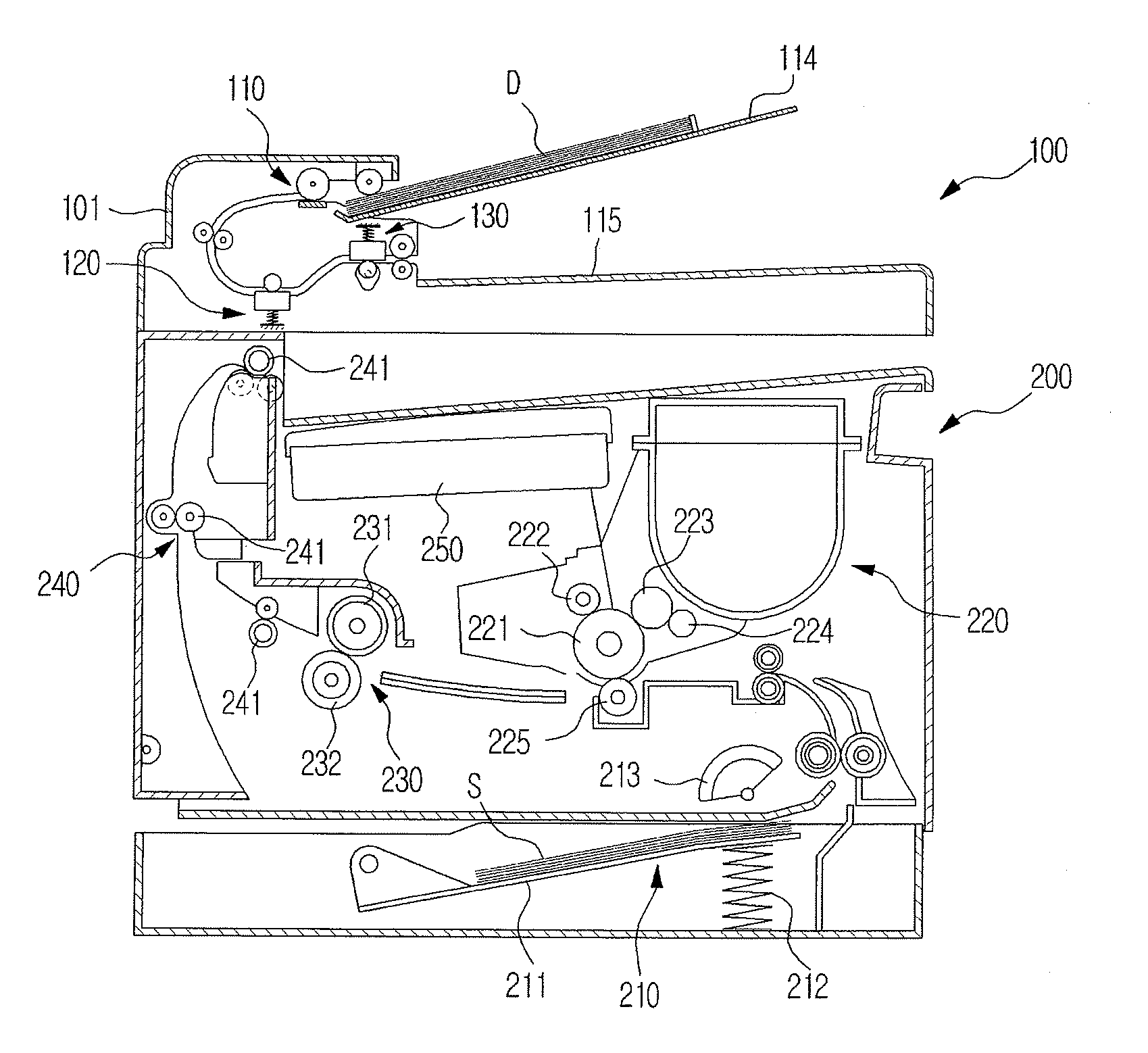 Image reading device and image forming apparatus having the same