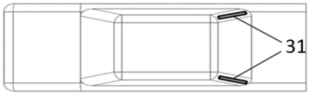 Control system for reducing air resistance by utilizing vehicle tail gas