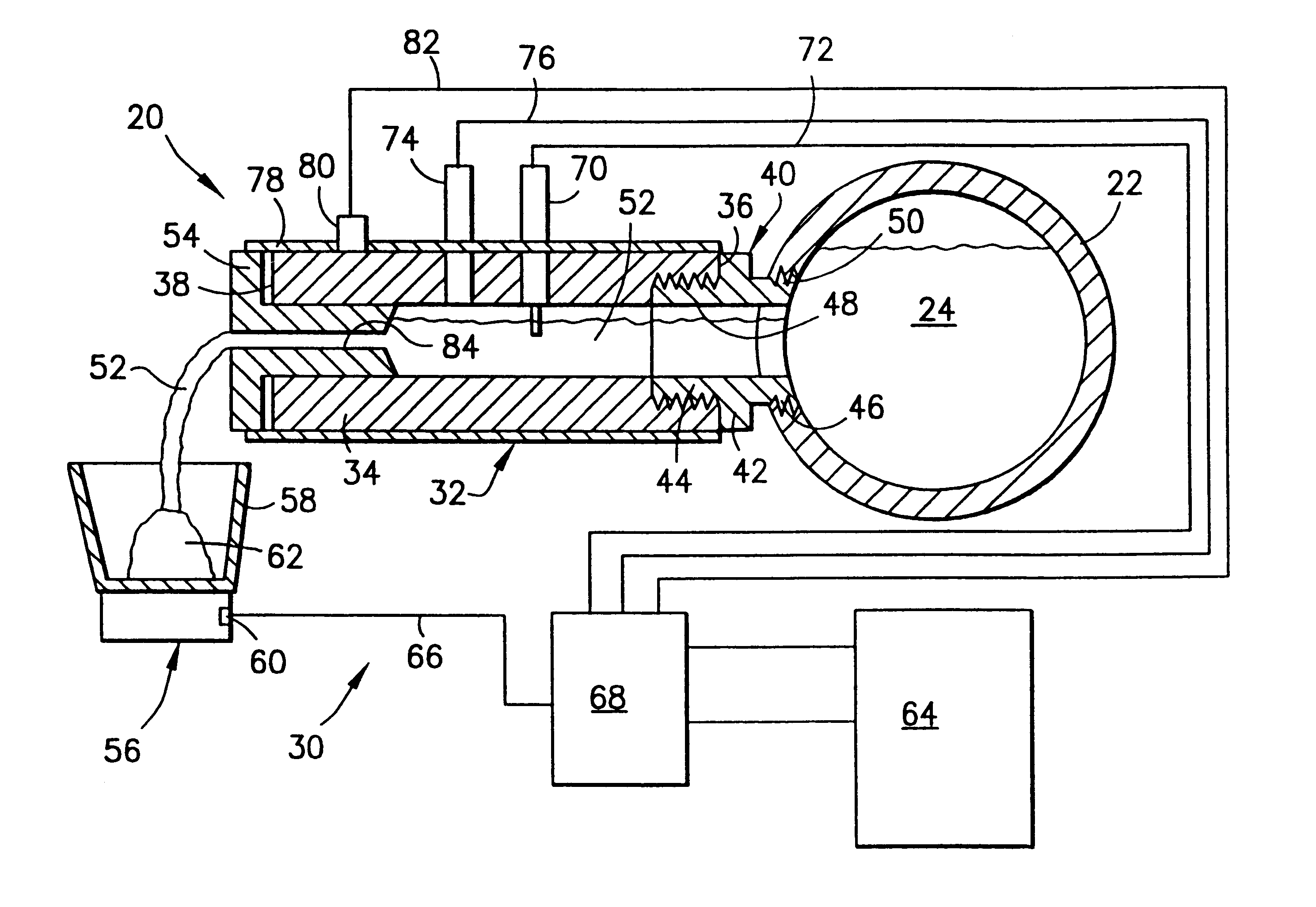 Scaleless on-line rheometer device