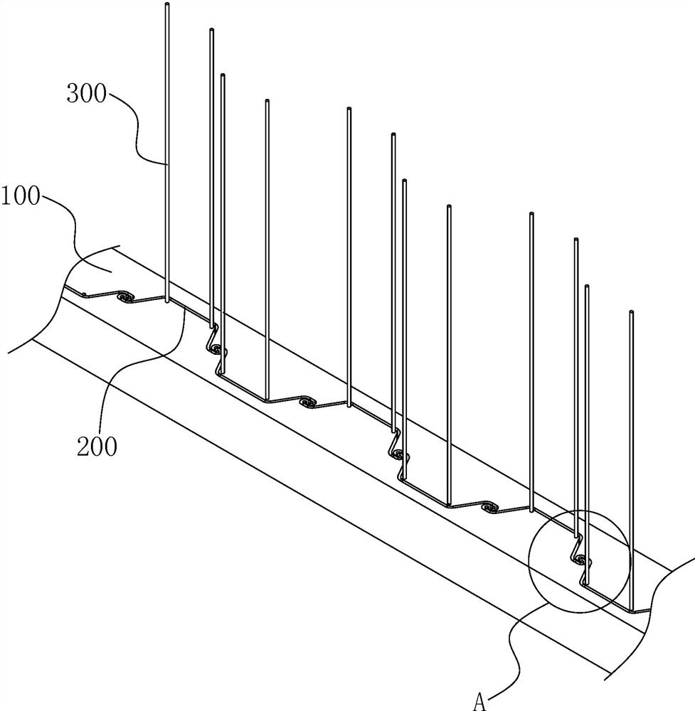 Positioning mechanism for steel sheet pile deep foundation pit support and mounting device of positioning mechanism