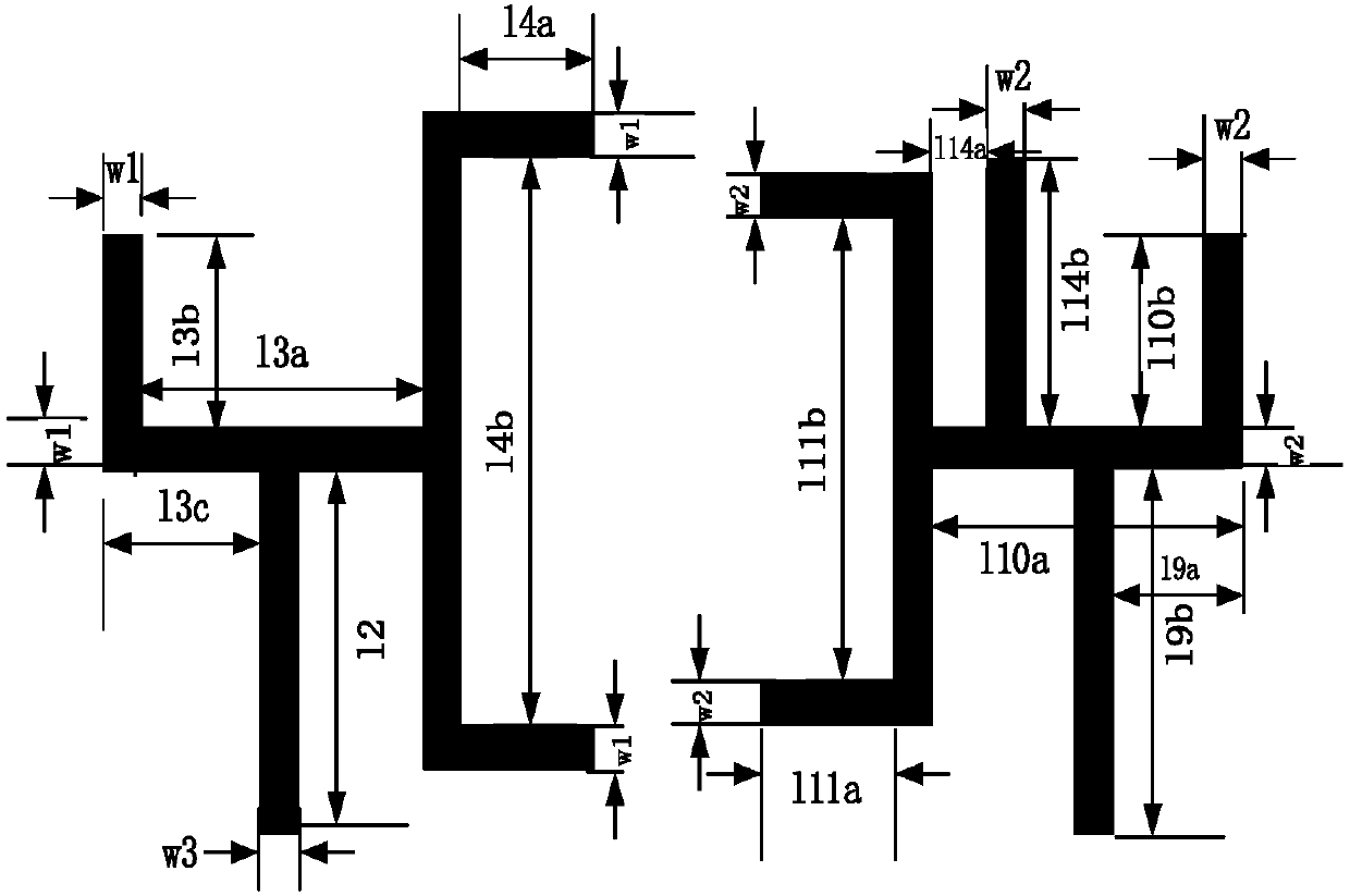 II-shaped groove antenna