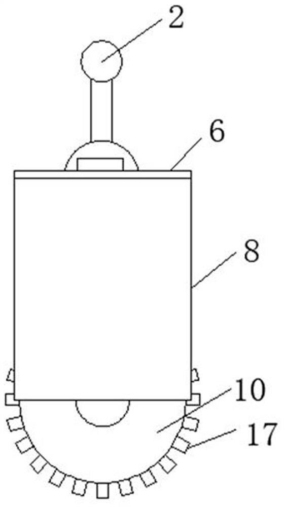 Agricultural drilling and soil lifting device