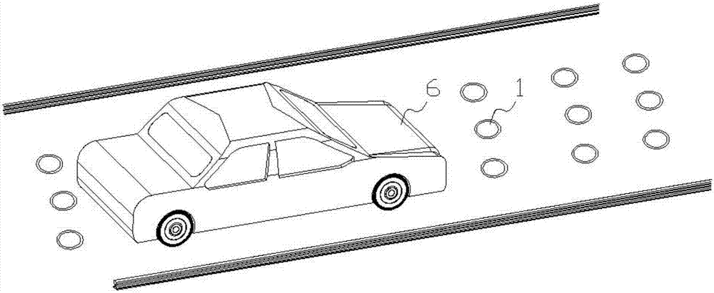 Mobile wireless charging system matched with intelligent electromobile