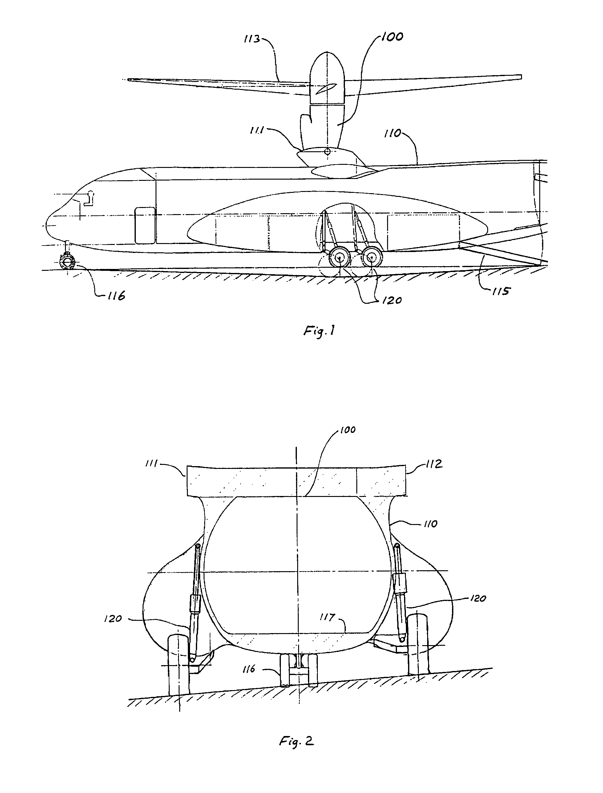 Aircraft landing gear with integrated extension, retraction, and leveling feature