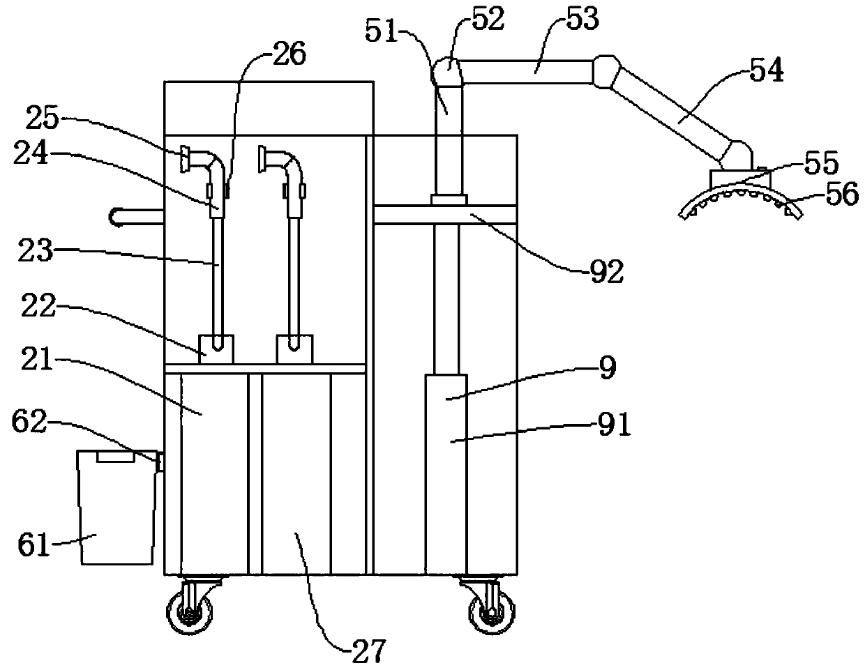 Surgical operation wound nursing apparatus