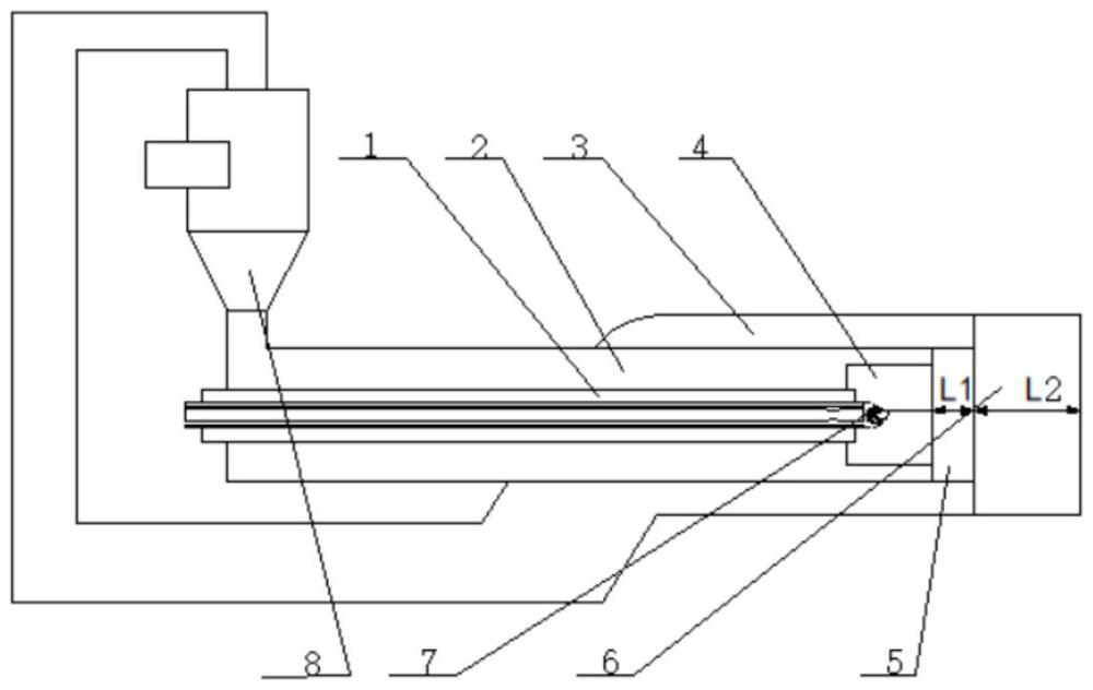 A device that uses crude chemical synthesis gas to increase solid waste burnout