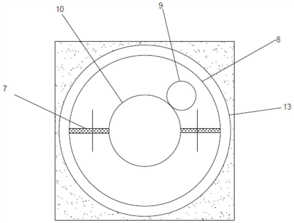 A device and method for retreating grouting