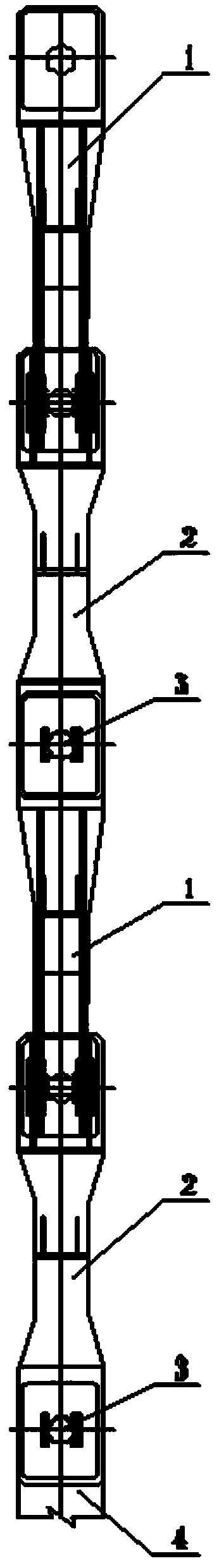 Method and structure for improving pull rod of gate or trash rack