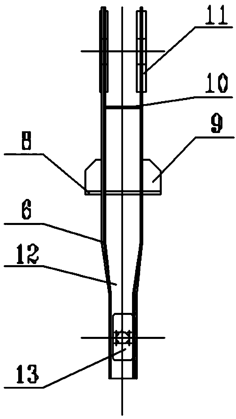 Method and structure for improving pull rod of gate or trash rack