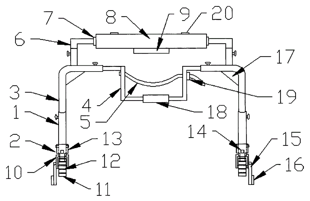 Multifunctional device for bone surgery nursing