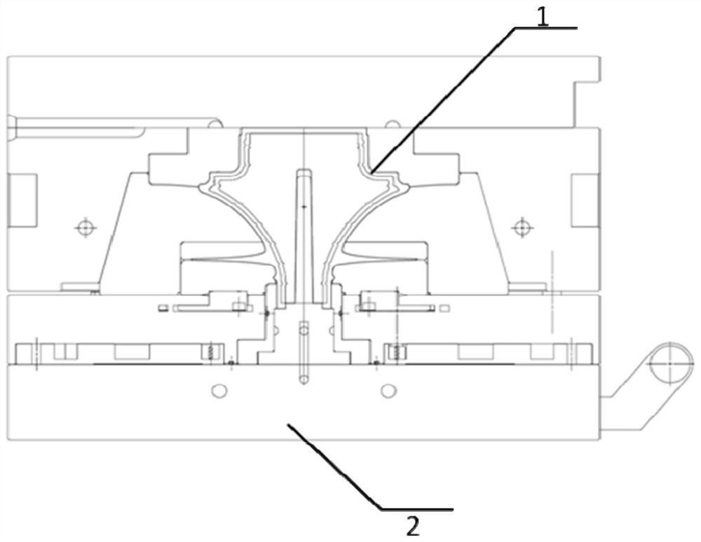 Anti-deformation process of wax mold for high-temperature alloy turbine rotor