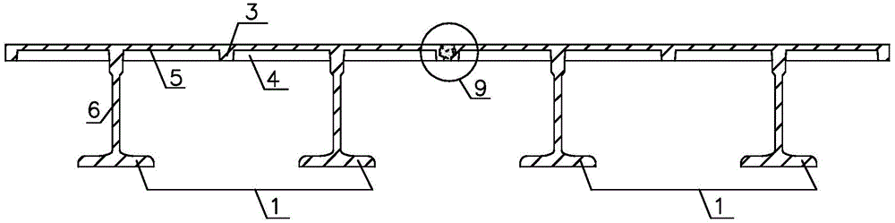 Prefabricated ultra-high performance concrete π-shaped beam unit, bridge structure and construction method thereof