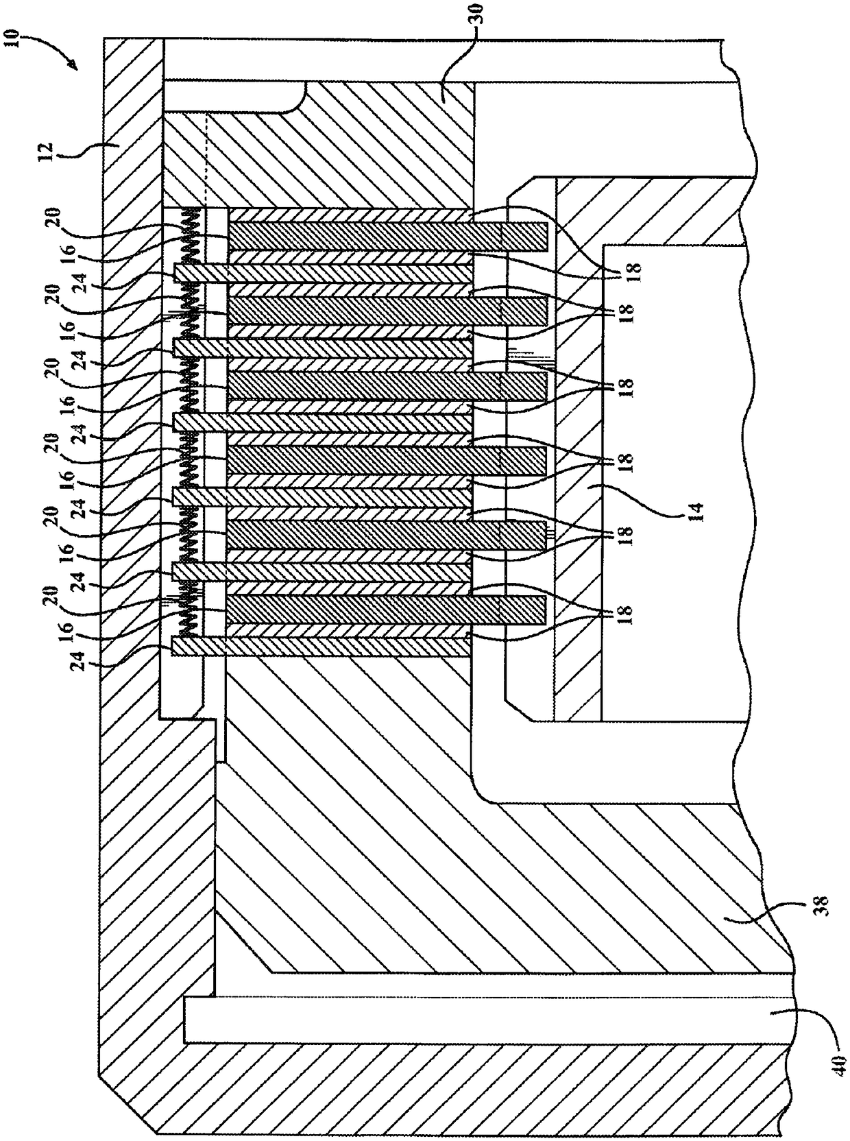 Methods and apparatus for clutch and brake drag reduction using springs