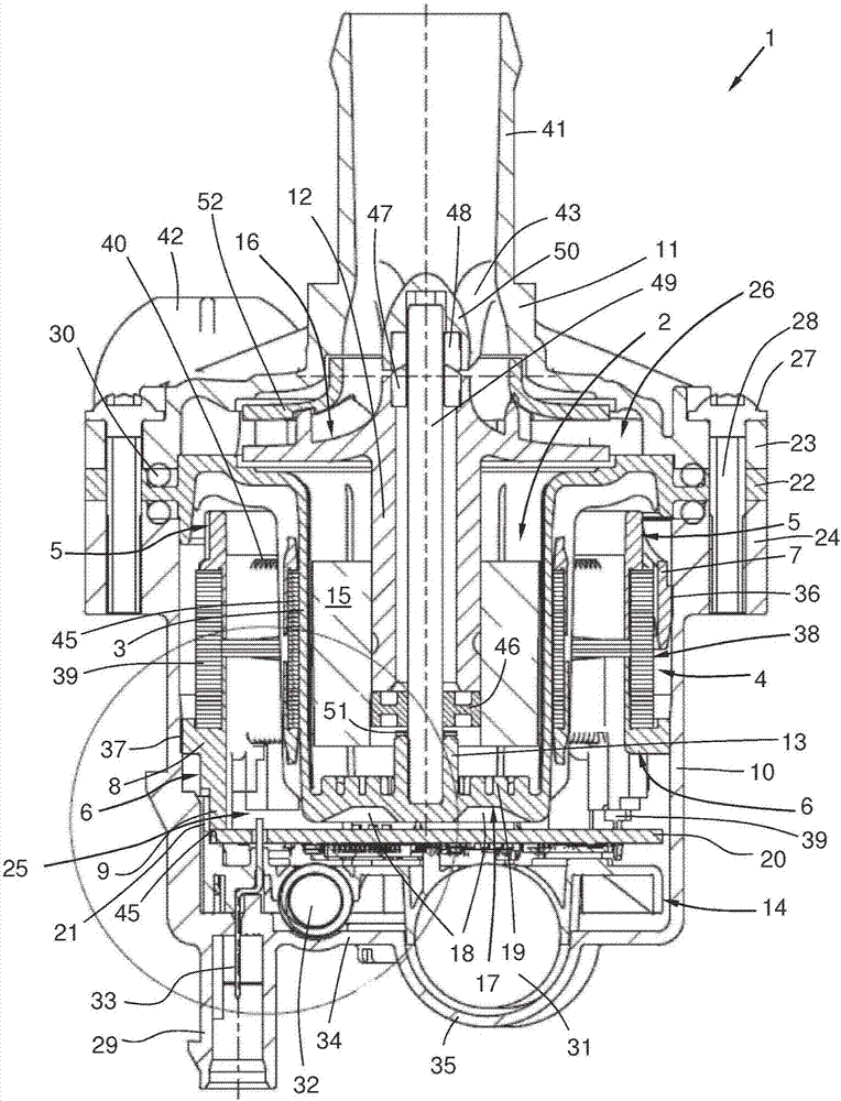 Pump motor with A isolation tank