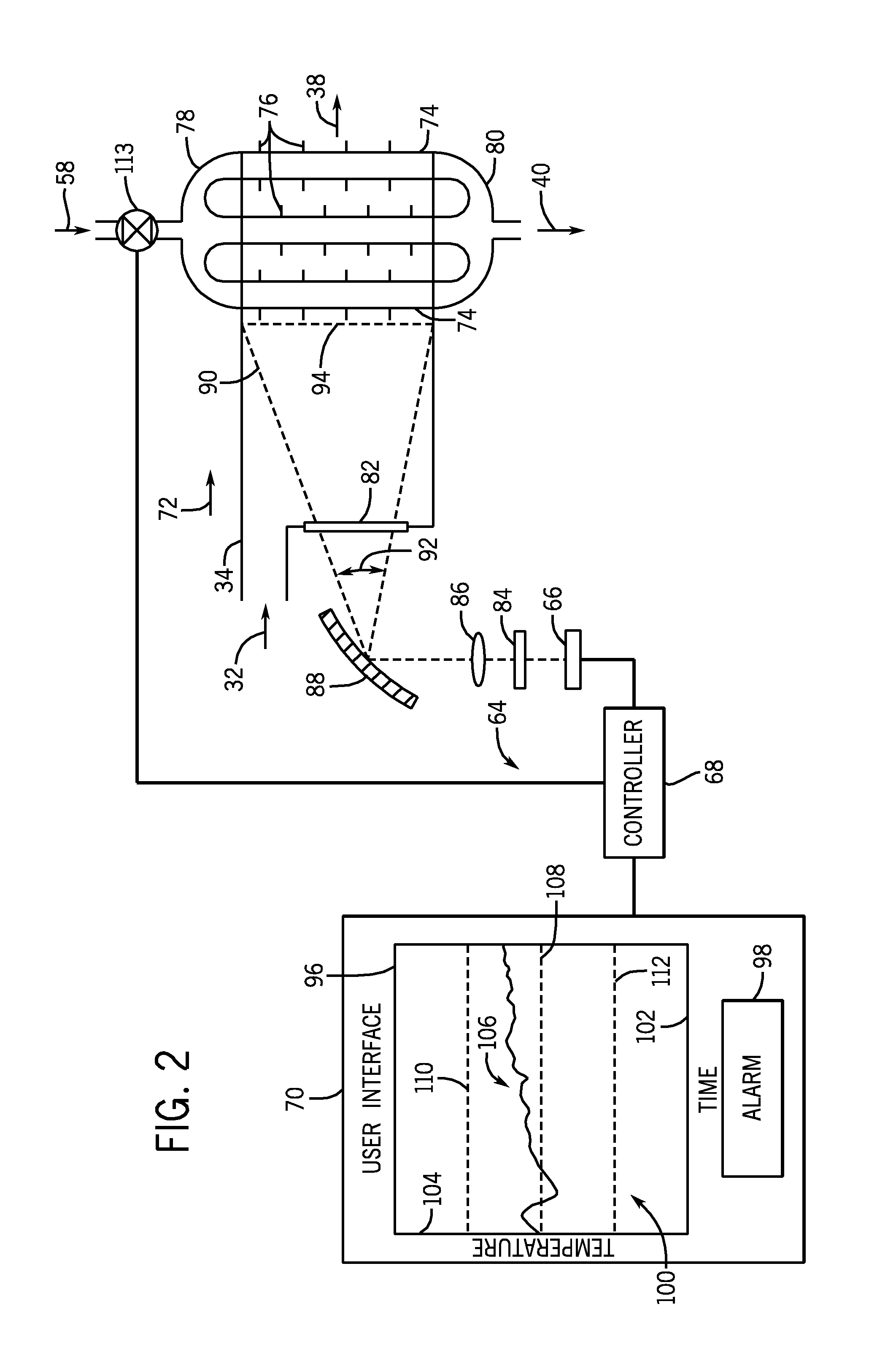 Thermal control system for fault detection and mitigation within a power generation system