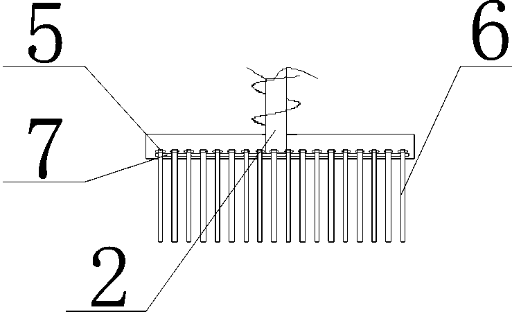 Road surface sweeping snow removal and ice breaking cart