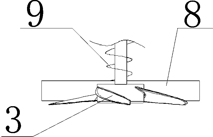 Road surface sweeping snow removal and ice breaking cart