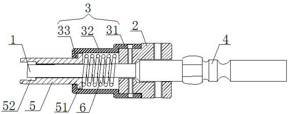 Telescopic screwdriver head