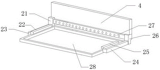 Automatic silk-screen printing device