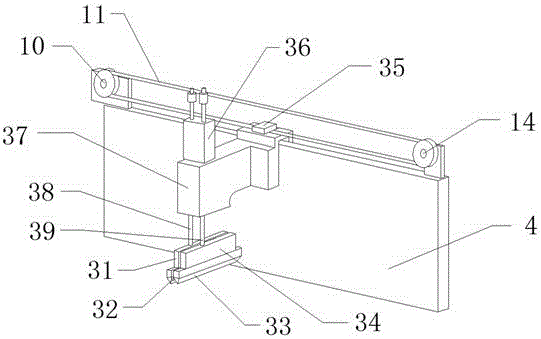 Automatic silk-screen printing device