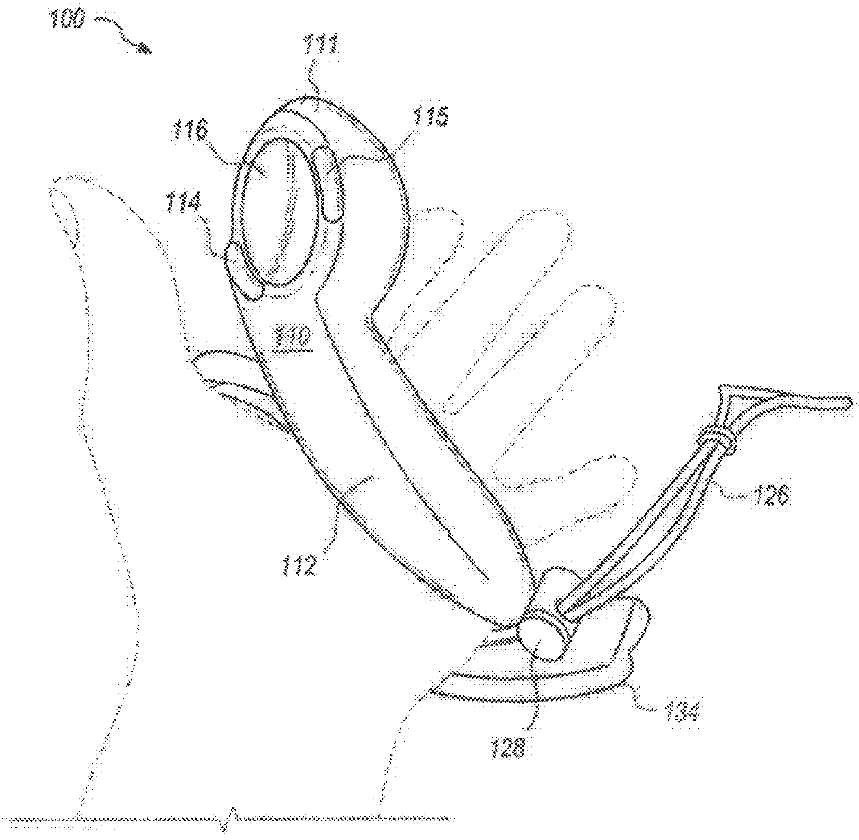 Sensor Fusion Algorithms for a Handheld Controller that Includes a Force Sensing Resistor (FSR)