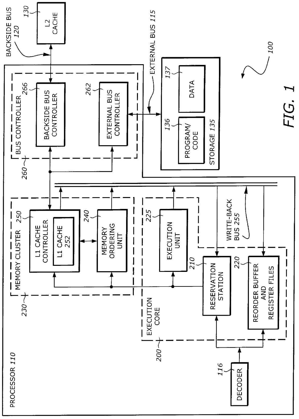 Method and system for optimizing write combining performance in a shared buffer structure