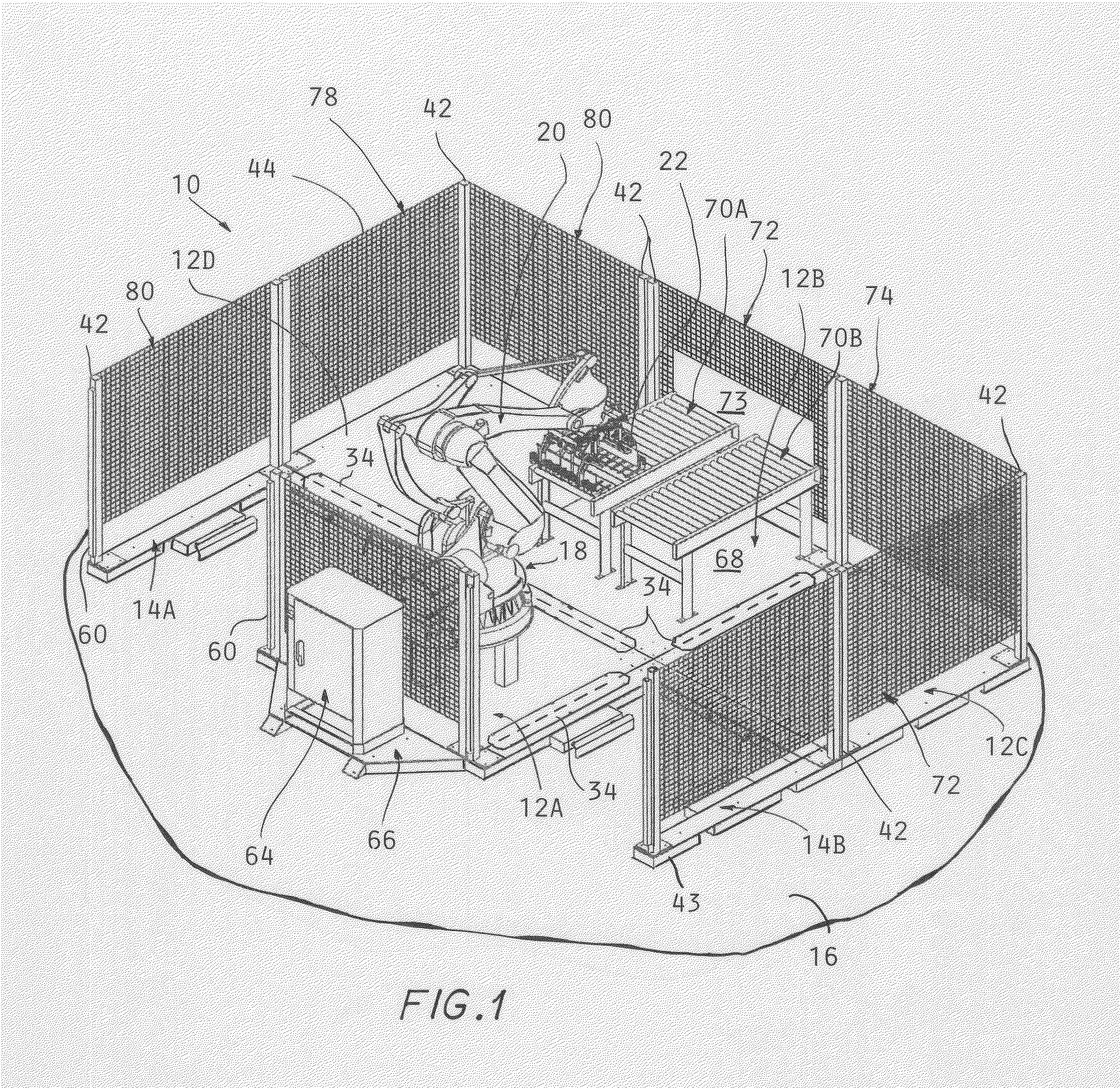 Robotic Palletizer Cell And Method Of Construction