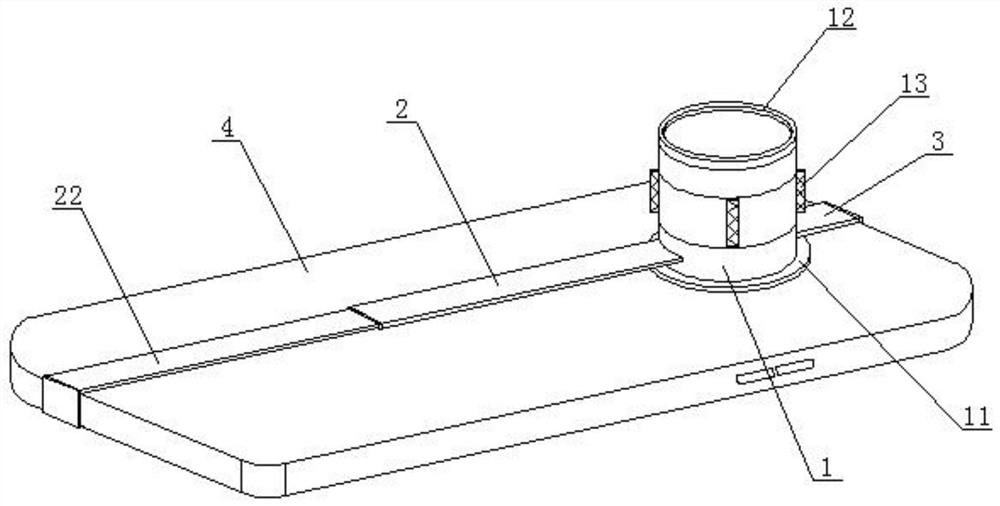 Portable mobile phone optical microscope