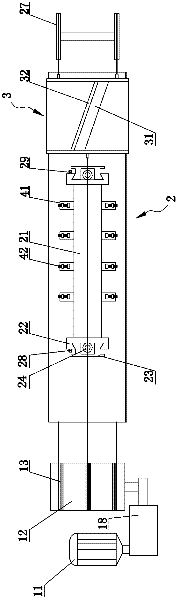 Longitudinal veneer slicer