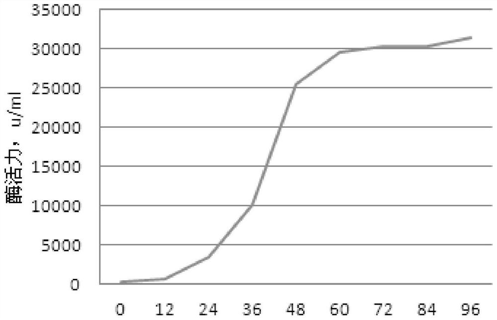 A strain of Bacillus licheniformis with high protease production and its fermentative enzyme production method