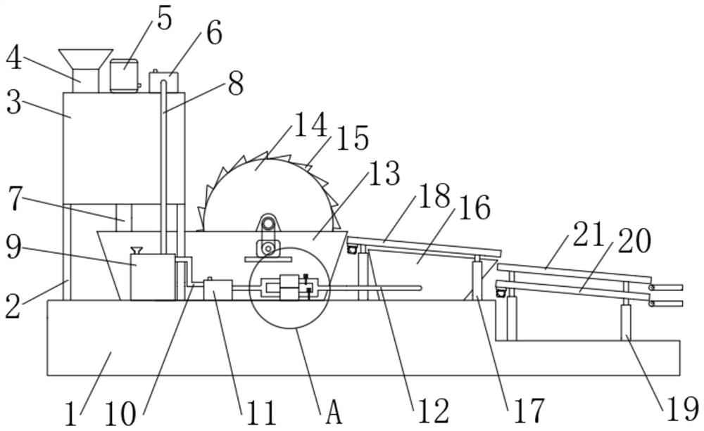 Environment-friendly and energy-saving screening and sand washing all-in-one machine