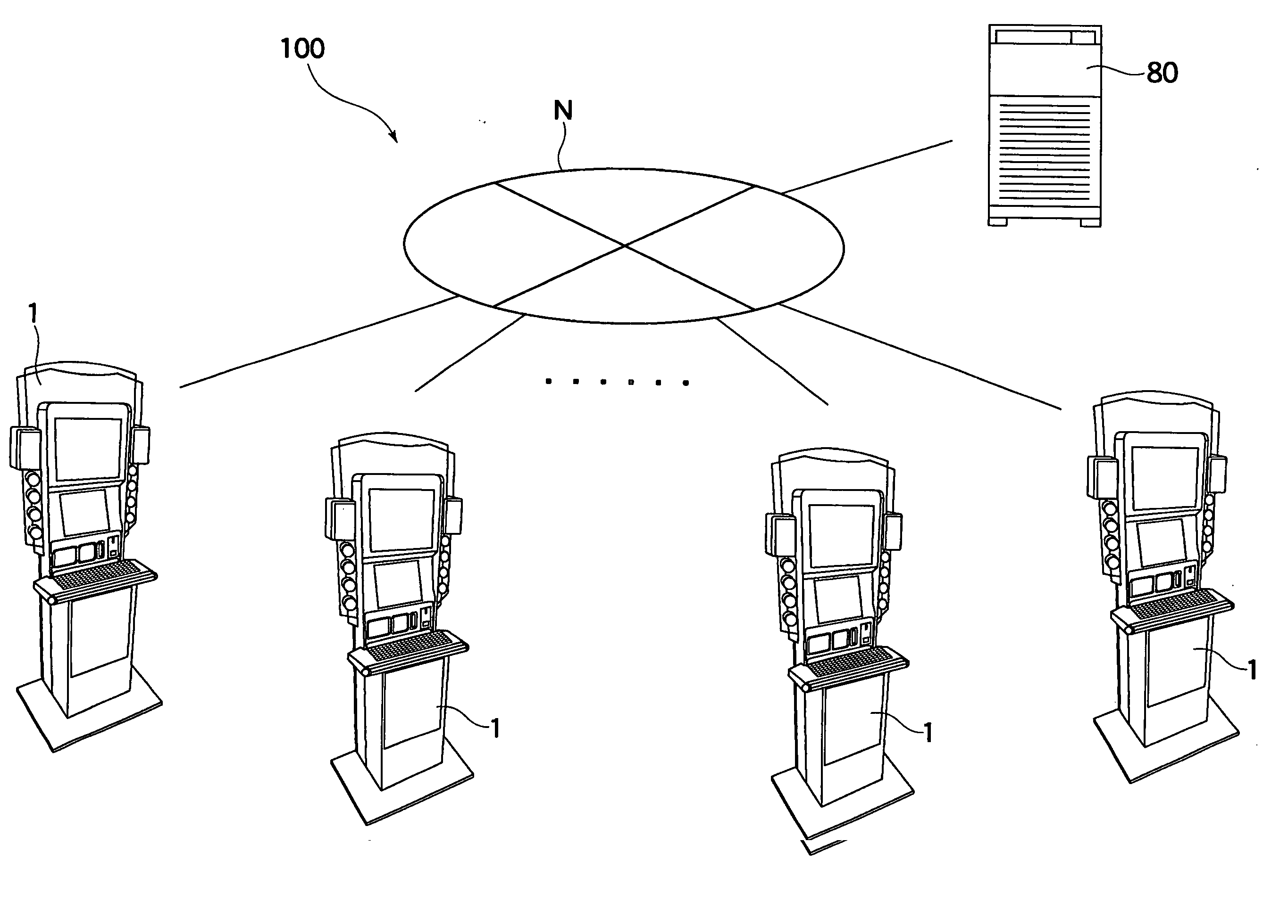 Gaming system and typing game apparatus