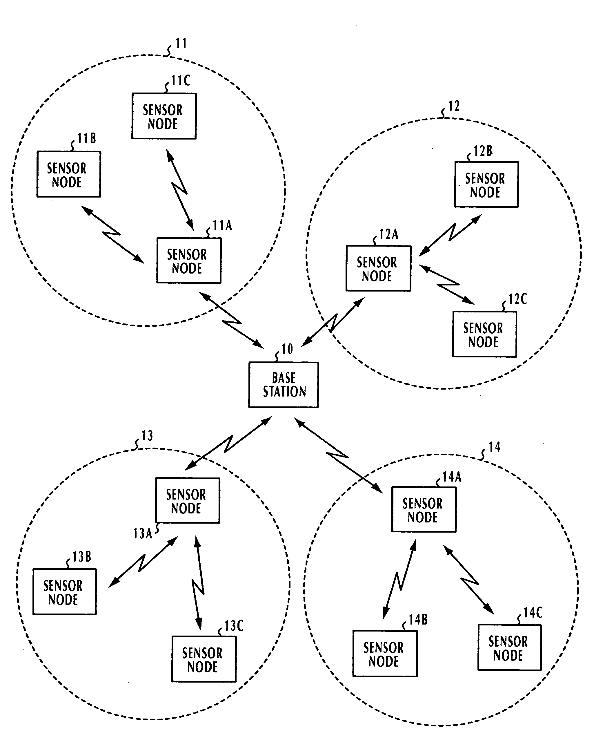 Power saving wireless telemetering system