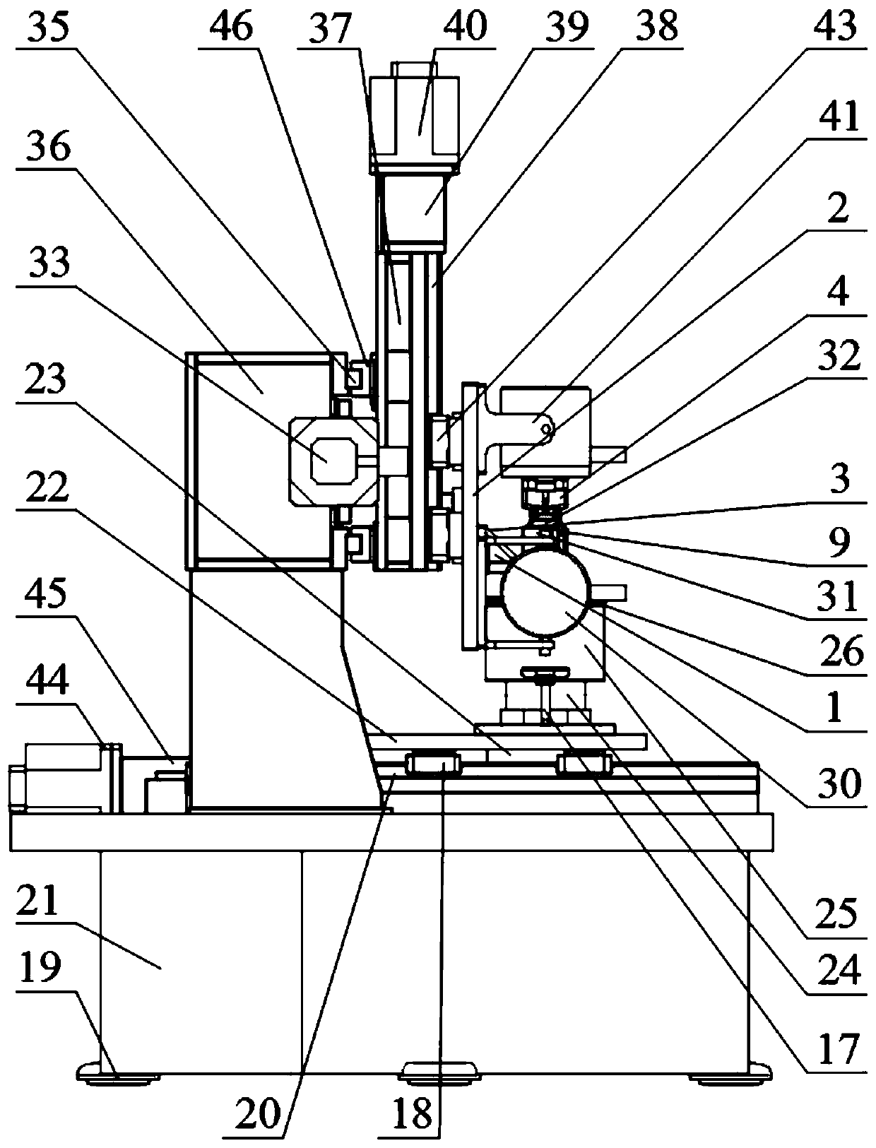 A multifunctional vibration contact testing machine