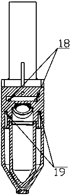 Repair device and repair method for main shaft inner hole of machine tool