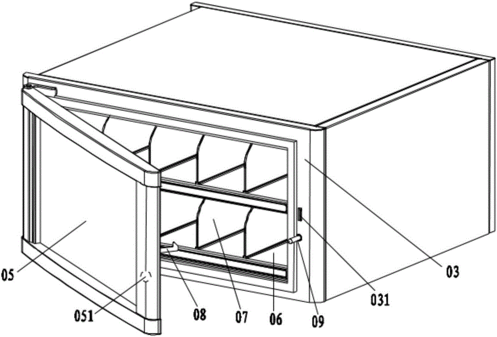 Medical intelligent cabinet freezer