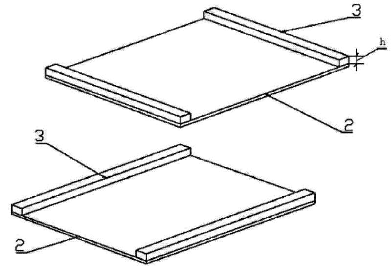 Core body of flat-plate heat exchanger for fresh air ventilator