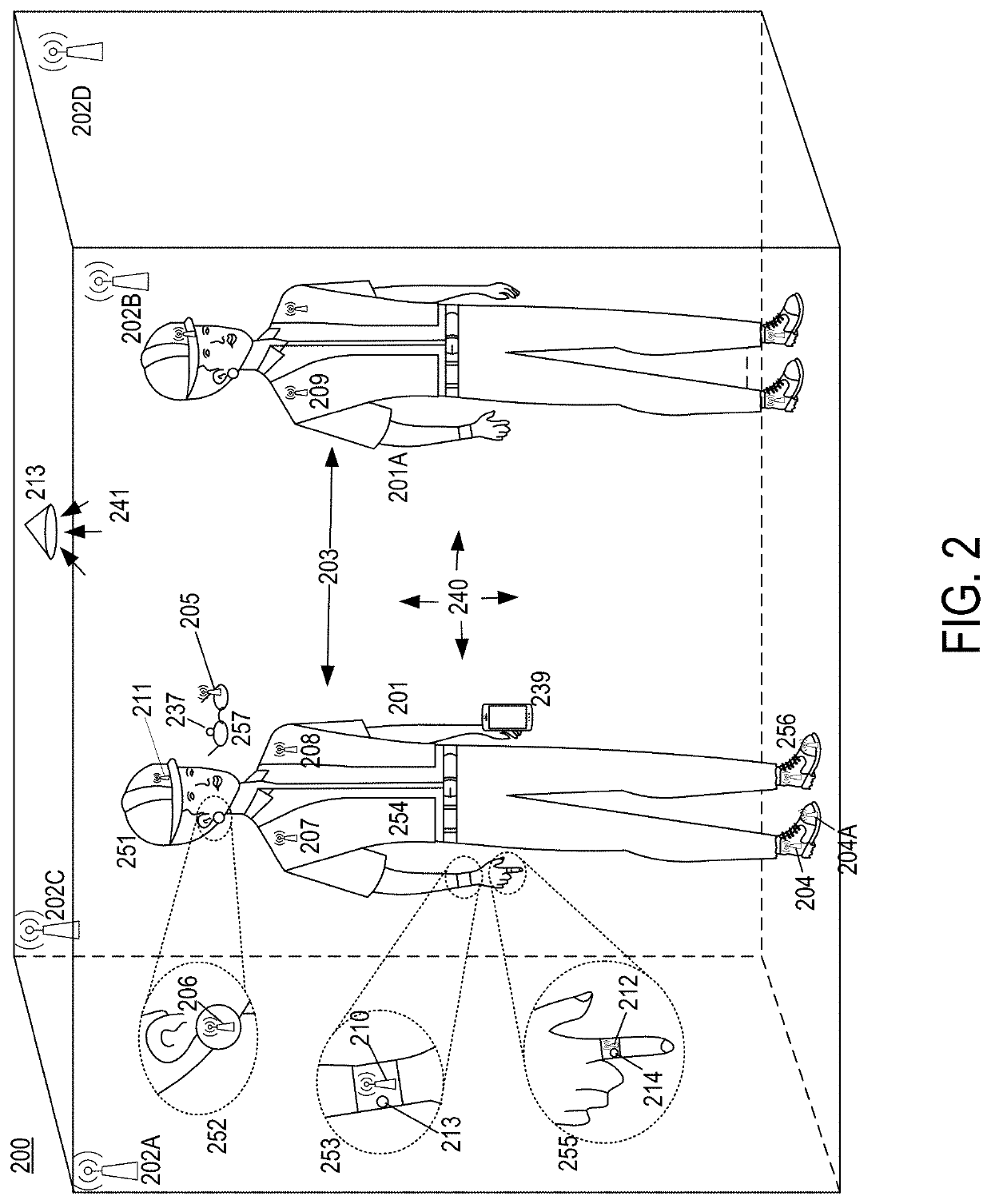 Tracking safety conditions of an area