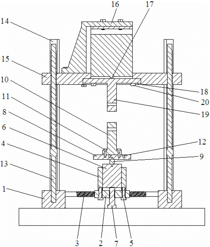 Measuring device and method for mechanical junction surface dynamic contact parameters based on surface texture