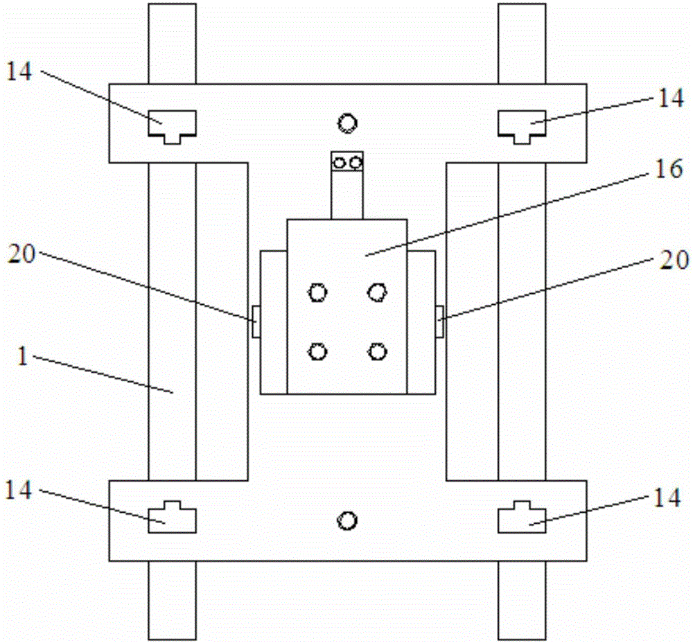 Measuring device and method for mechanical junction surface dynamic contact parameters based on surface texture