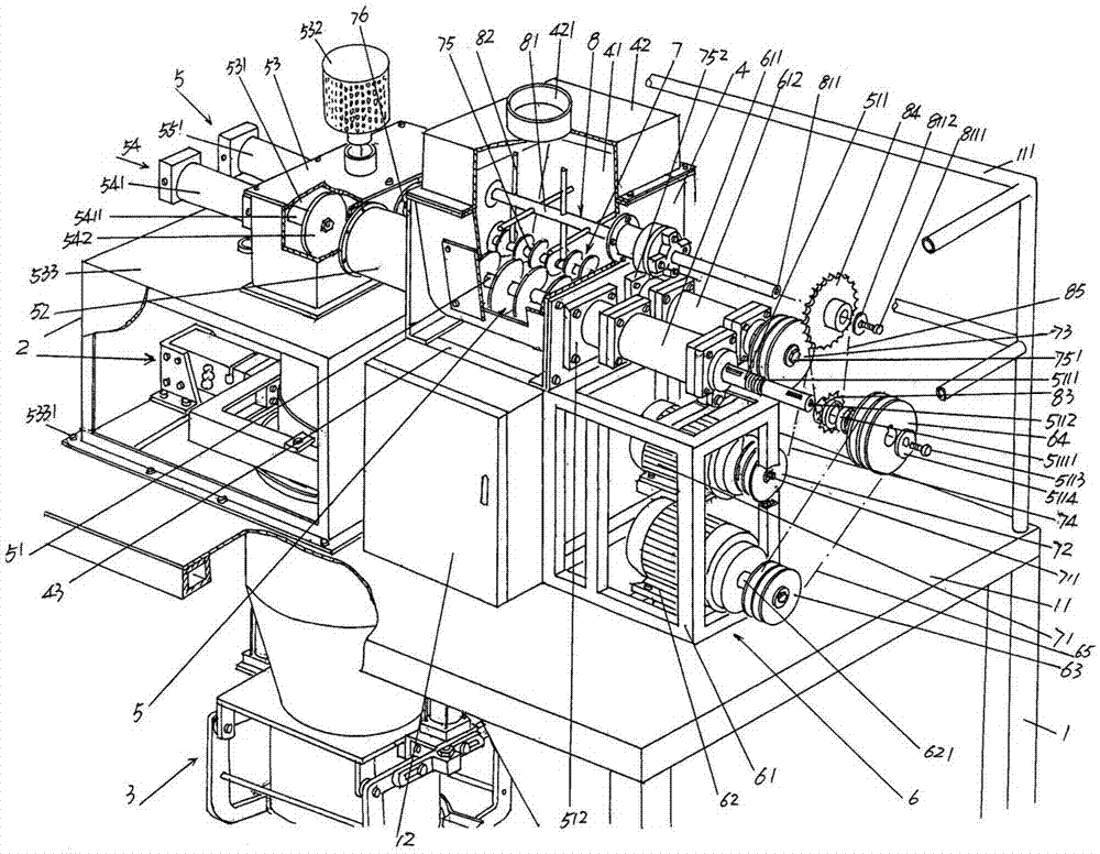 Automatic quantitative packing machine with automatic feeding function