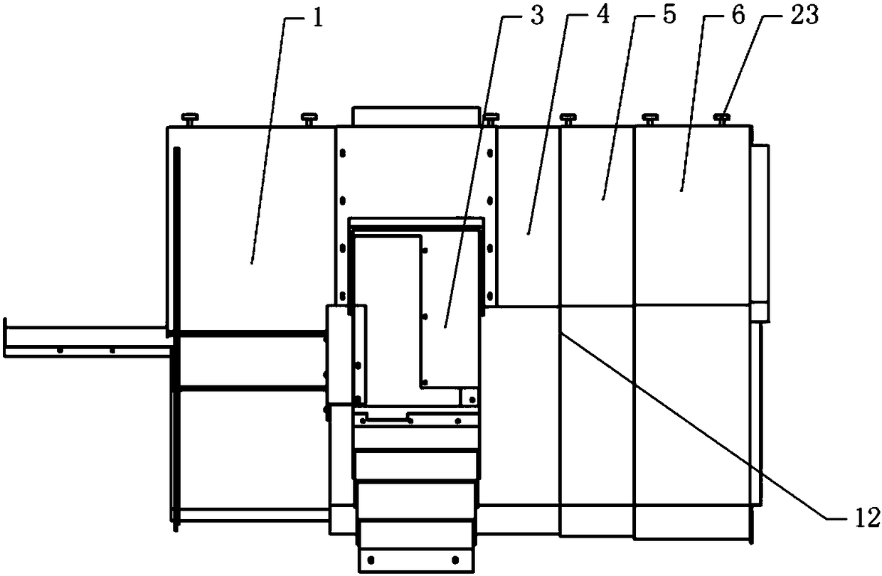 Hydraulic type buffering internal protective cover of machine tool