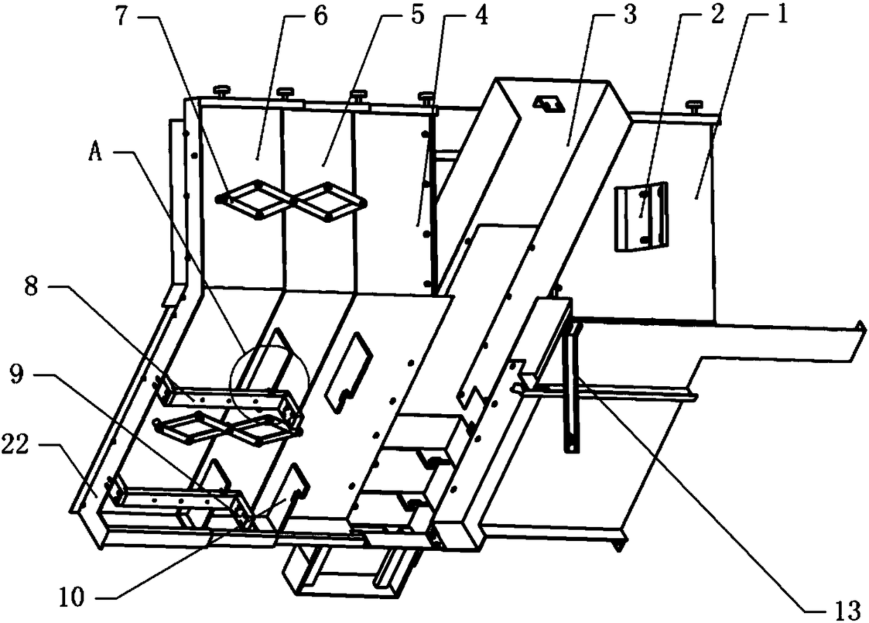 Hydraulic type buffering internal protective cover of machine tool