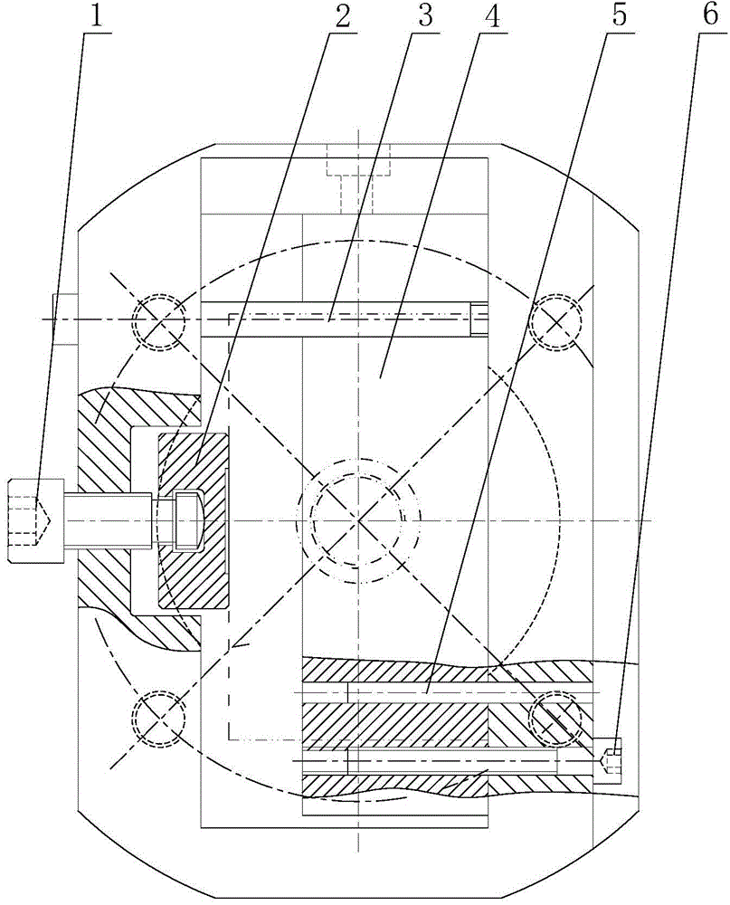 Turning clamp and application thereof